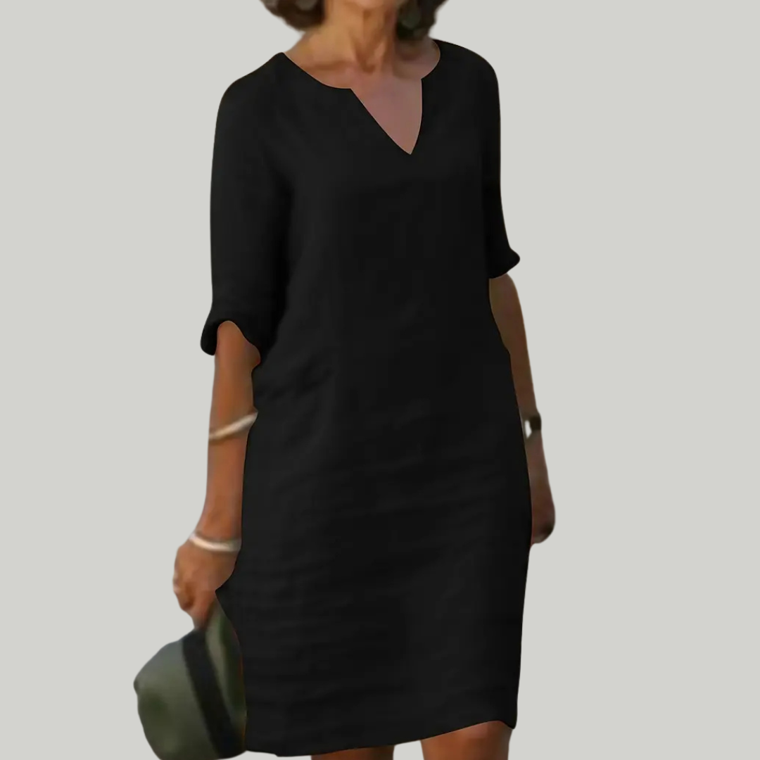 Women’s V-Neck  Dress | Mini