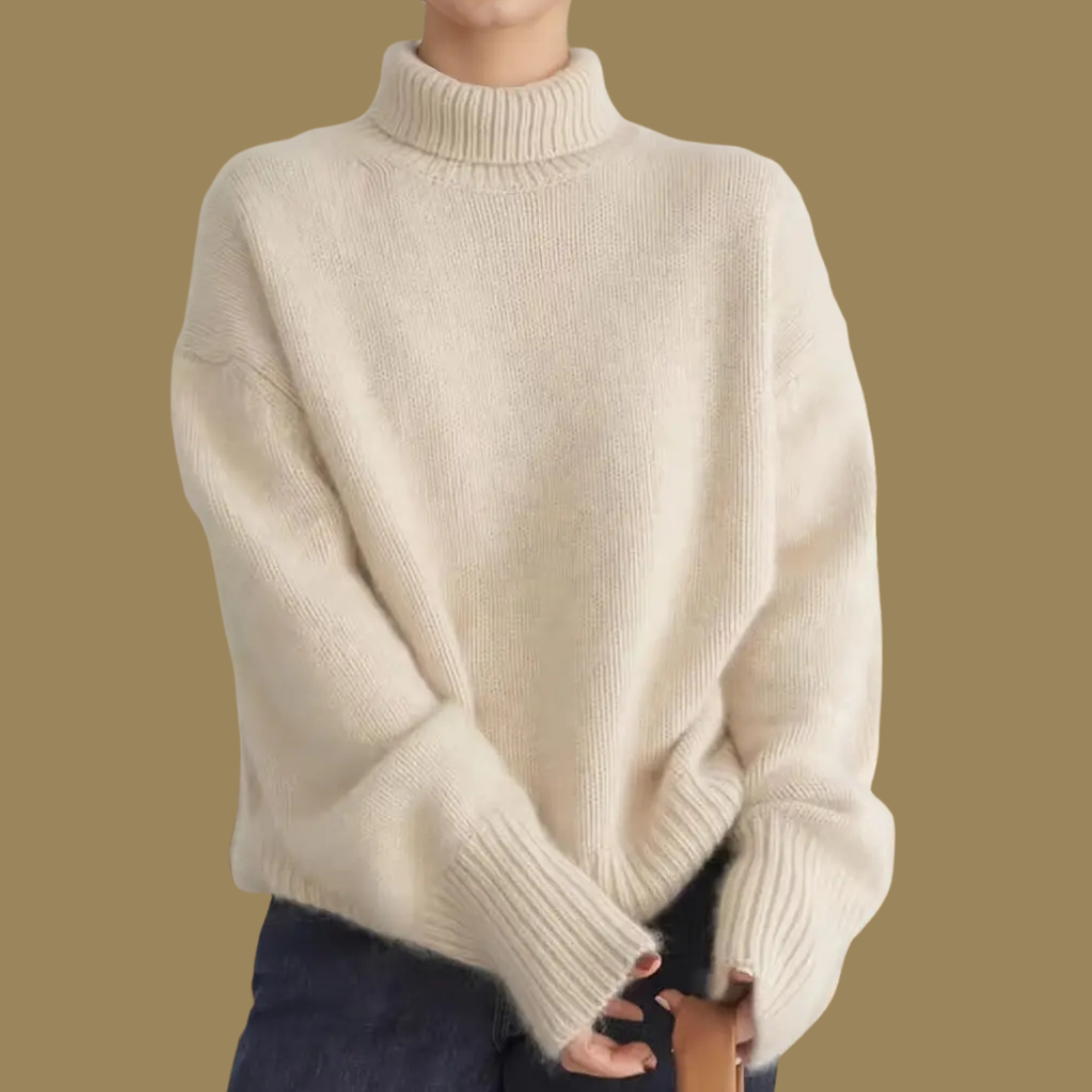 Women’s Chunky Knit Turtleneck | Oversize