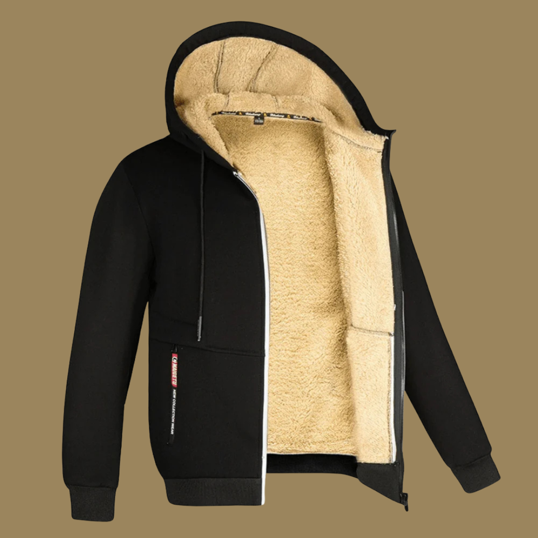 Men's Winter Hooded Jacket | Zipper