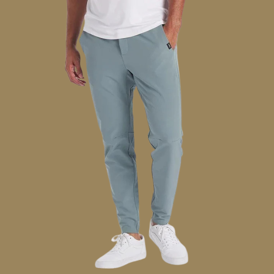 Men's Chino Slim Trousers | Zip-Pocket